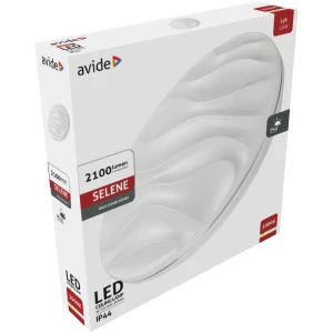 Avide LED Mennyezeti Lámpa IP44 Selene 24W 380*70mm WW 3000K 24W