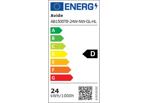 Avide LED Üveg Fénycső 24W G13 1500mm NW 4000K High Lumen 150lm/W IND 150lm/W