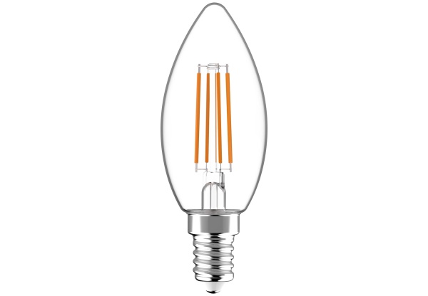 Avide LED Filament Candle 4W E14 NW 4000K Gyertya