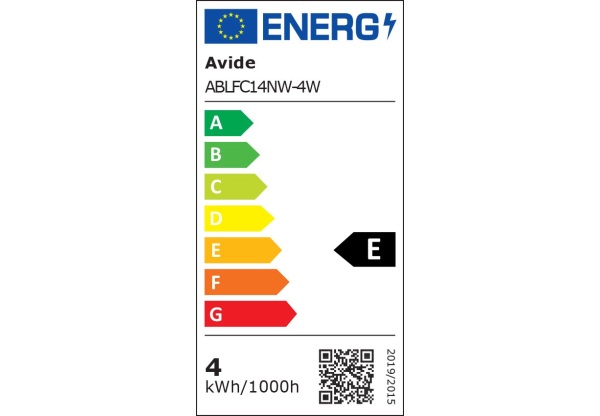 Avide LED Filament Candle 4W E14 NW 4000K Gyertya