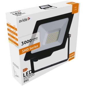 Avide LED Reflektor Slim SMD 30W NW 4000K Normál