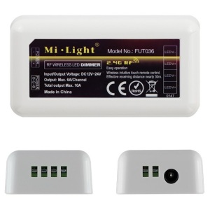 Avide LED Szalag 12-24V 48W Fényerőszabályzó 3 Gombos Vezérlő Egyszínű