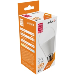 Avide LED Globe Standard  A60 15W E27 NW Gömb