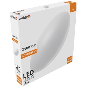 Avide LED Mennyezeti Lámpa Cordelia V2 24W 380*70mm NW 4000K 24W
