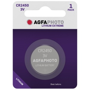 AgfaPhoto Lithium Gombelem CR2450 B1 Lítium