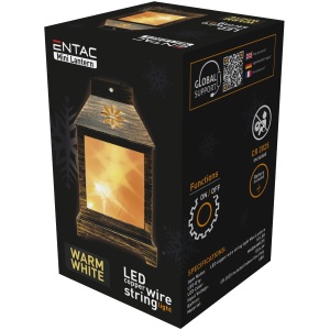 Entac LED Mini Lámpás Bronz 120mm Beltéri