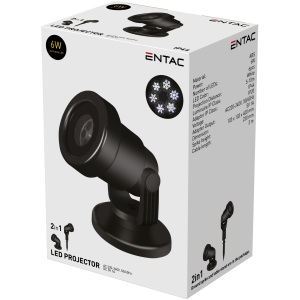 Entac LED Projektor Lámpa 6W fehér 5-10m Kültéri