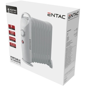 Entac Olajradiátor 9 taggal 1000W Mini Fűtőtestek