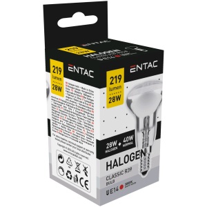 Entac Halogen Reflector R39 E14 28W 3000K Reflektív