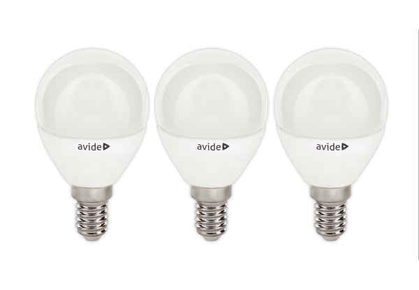 Entac LED Mini Globe E14 6,5W NW 4000K 3-Pack Mini Gömb